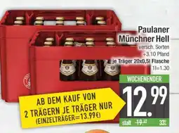 Edeka Paulaner Münchner Hell Angebot
