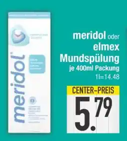 Edeka meridol oder elmex Mundspülung Angebot