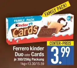 Edeka Ferrero Kinder Duo oder Cards Angebot