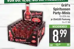 Edeka Gräf's Spirituosen Party-Minis Angebot