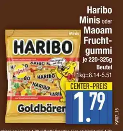 Edeka Haribo Minis oder Maoam Fruchtgummi Angebot