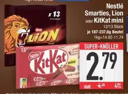 Edeka Nestlé Smarties , Lion oder KitKat Mini Angebot