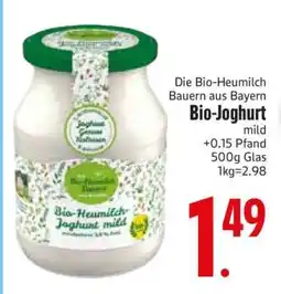 Edeka Bio-Heumilch Joghurt mild Angebot
