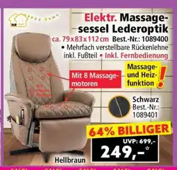 Norma Elektr. Massagesessel Lederoptik Angebot