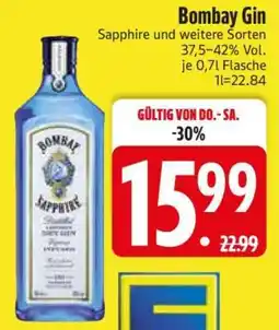 Edeka Bombay Gin Angebot