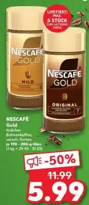 Kaufland Nescafé Gold Angebot