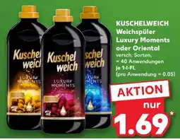 Kaufland KUSCHELWEICH Weichspüler Luxury Moments oder Oriental Angebot
