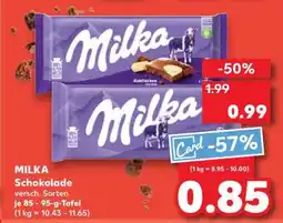 Kaufland MILKA Schokolade Angebot
