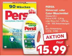 Kaufland PERSIL Universal- oder Color- Waschmittel Angebot