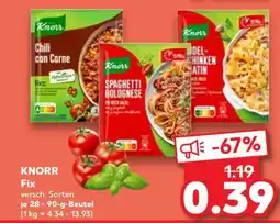 Kaufland Knorr Fix Angebot