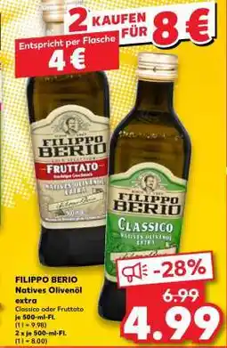 Kaufland FILIPPO BERIO Natives Olivenöl extra Angebot