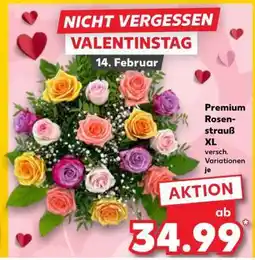 Kaufland Premium Rosenstrauß XL Angebot