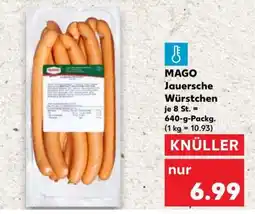 Kaufland MAGO Jauersche Würstchen Angebot