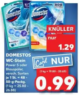 Kaufland DOMESTOS WC-Stein Power 5 oder Blauspüler, versch. Sorten Angebot