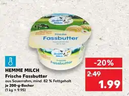 Kaufland Hemme Milch Frische Fassbutter Angebot