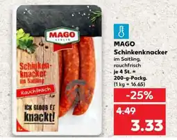 Kaufland MAGO Schinkenknacker Angebot