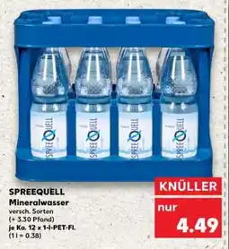 Kaufland Spreequell Mineralwasser Angebot