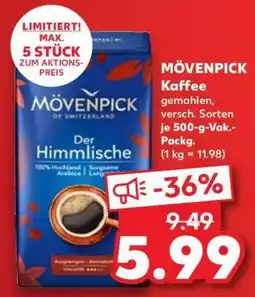 Kaufland MÖVENPICK Kaffee Angebot