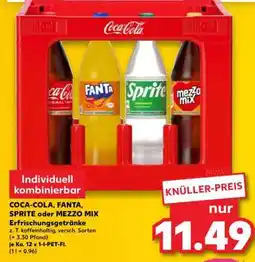 Kaufland Coca-Cola, Fanta, Sprite oder Mezzo Mix Angebot