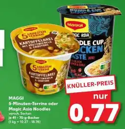 Kaufland Maggi 5 Minuten Terrine oder Magic Asia Noodles Angebot