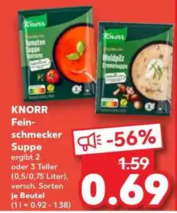 Kaufland Knorr Feinschmecker Suppe Angebot