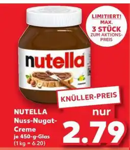 Kaufland Nutella Nuss-Nugat-Creme Angebot