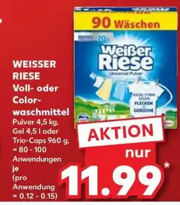 Kaufland WEISSER RIESE Voll- oder Colorwaschmittel Angebot