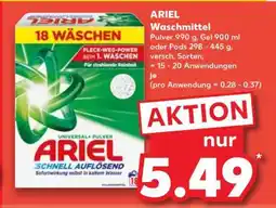 Kaufland Ariel Waschmittel Angebot