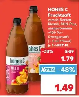 Kaufland HOHES C Fruchtsaft Angebot