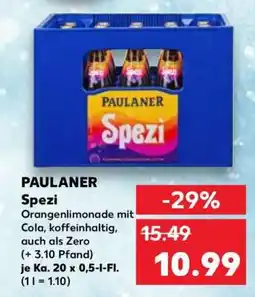 Kaufland Paulaner Spezi Angebot