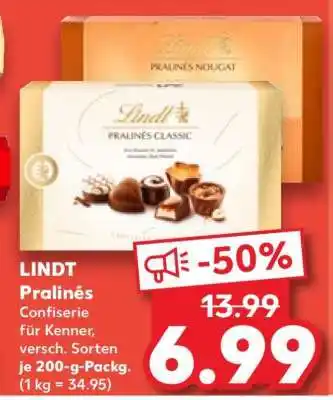 Kaufland Lindt Pralinés Angebot