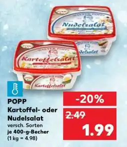 Kaufland POPP Kartoffel- oder Nudelsalat Angebot