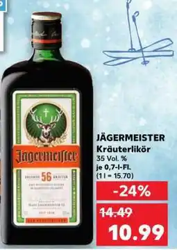 Kaufland JÄGERMEISTER Kräuterlikör Angebot
