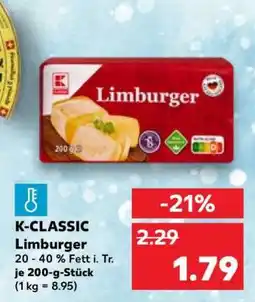Kaufland K-CLASSIC Limburger Angebot