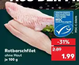 Kaufland Rotbarschfilet Angebot