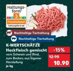 Kaufland K-WERTSCHÄTZE Hackfleisch gemischt Angebot