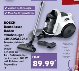 Kaufland BOSCH Beutelloser Bodenstaubsauger BGS05A225 Angebot