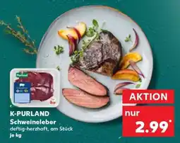 Kaufland K-PURLAND Schweineleber Angebot