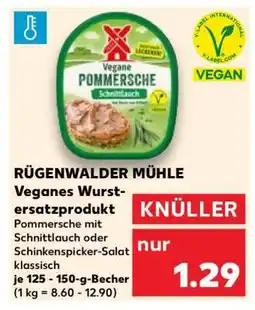 Kaufland RÜGENWALDER MÜHLE Veganes Wurstersatzprodukt Angebot