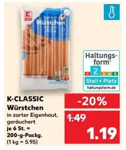 Kaufland K-CLASSIC Würstchen Angebot