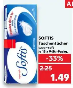 Kaufland Softis Taschentücher Angebot
