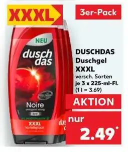 Kaufland Duschdas Duschgel XXXL Angebot