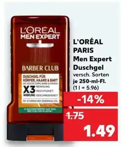 Kaufland L'ORÉAL PARIS Men Expert Duschgel Angebot