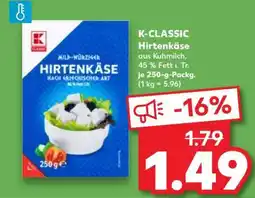 Kaufland K-CLASSIC Hirtenkäse Angebot