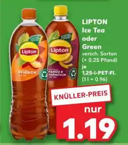 Kaufland LIPTON Ice Tea oder Green Angebot