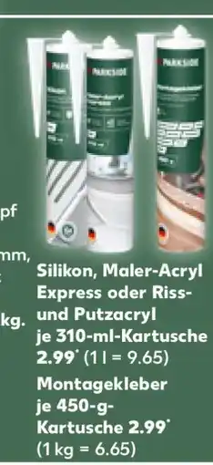 Kaufland Silikon, Maler-Acryl Express oder Riss- und Putzacryl Angebot