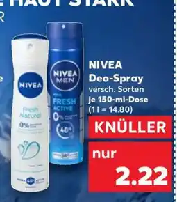 Kaufland Nivea Deo Spray Angebot