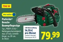 Lidl PARKSIDE Benzin-Baumpflegesäge Angebot