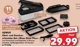 Kaufland GENIUS Obst- und Gemüseschneider-Set Nicer Dicer Plus Angebot