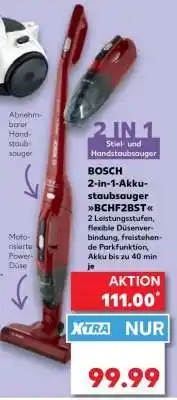 Kaufland BOSCH 2-in-1-Akkustaubsauger BCHF2BST Angebot